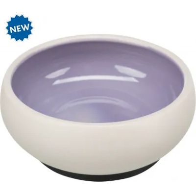 TRIXIE Ceramic Bowl - Керамична купа за кучета и котки за храна и вода с неплъзгащо дъно, 600 мл