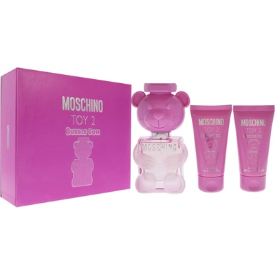 Moschino Toy 2 Bubble Gum Подаръчен комплект, Тоалетна вода 50 ml + душ гел 50ml + Мляко за тяло 50ml, Жени