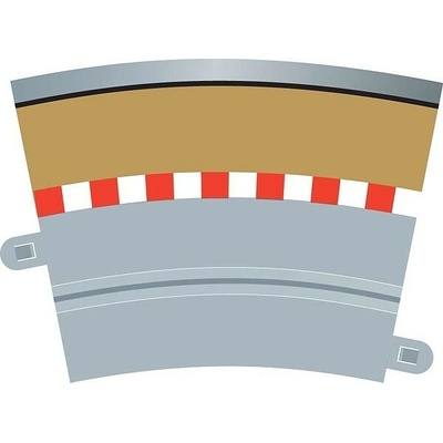 Scalextric Oblúk R3 jednolinka mantinely