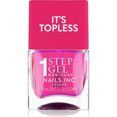 Nails Inc. It’s Topless gelový lak na nehty pro dlouhotrvající efekt odstín Thea 14 ml