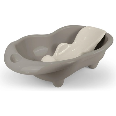 Dolu Dětská vanička Hippo s lehátkem šedá – Zboží Dáma