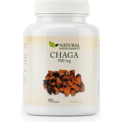 Natural Medicaments Chaga 500 mg 90 kapsúl
