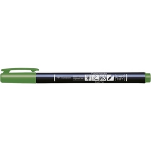 Tombow Marker Fudenosuke твърд зелен (WS-BH07)