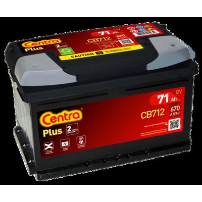 Centra Plus 12V 71Ah 670A CB712
