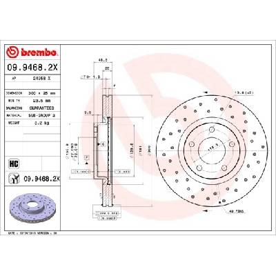 BREMBO 09.9468.2X