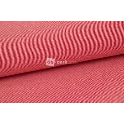 de-park Úplet - Jemný proužek - červenobílý - 337