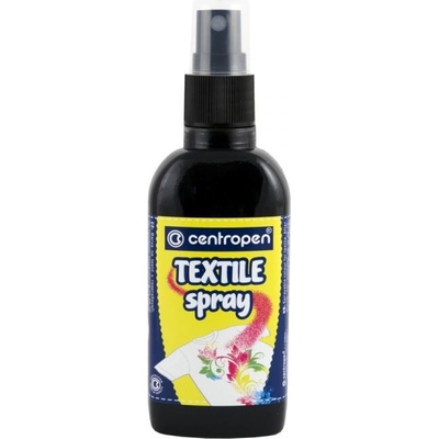 CENTROPEN Barva na textil 1139 sprej 110 ml černá – Zboží Mobilmania