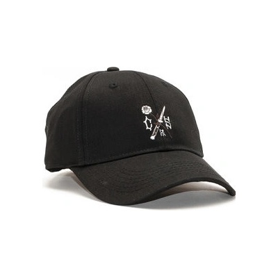 Cayler & Sons WL Enemies Curved Cap Black/White Černá Bílá Černá