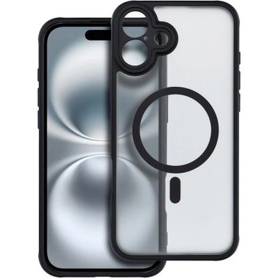 Apple Силиконов калъф кейс Full Matte MagSafe за iPhone 16 Plus, черен