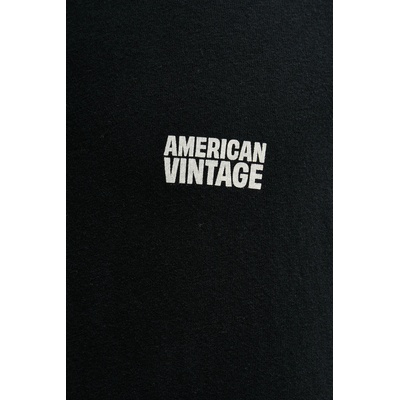 American Vintage Памучна блуза с дълги ръкави American Vintage (MYKO02B)