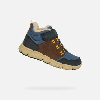Geox Jongens J Flexyper Boy B ABX enkellaarzen, zwart, 31 EU