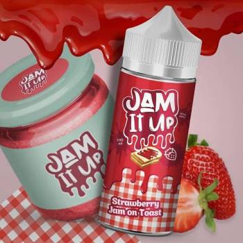 Image 1 of Jam It Up Strawberry Jam On Toast 100ml