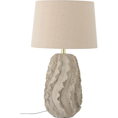 Bloomingville Бежова настолна лампа с текстилен абажур (височина 64 cm) Natika - Bloomingville (82068056)