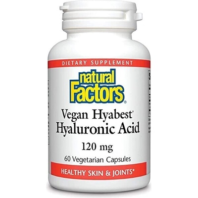 Natural Factors Hyabest® Хиалуронова киселина 120 mg 60 V капсули | Natural Factors (2680 NF A)