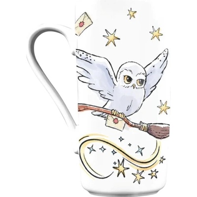 CurePink Keramický hrnek Harry Potter Hedvika 470 ml