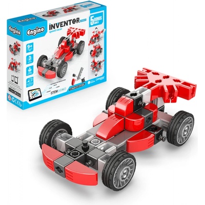 Engino INVENTOR MECHANICS závodník s 5 bonus modely