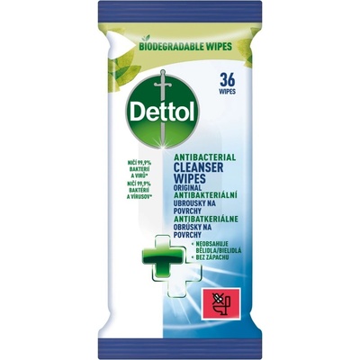Dettol antibakteriálne obrúsky na povrchy 36ks