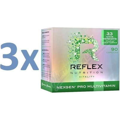 Reflex Nutrition Nexgen Pro Sports Multivitamin 3 x 90 kapslí