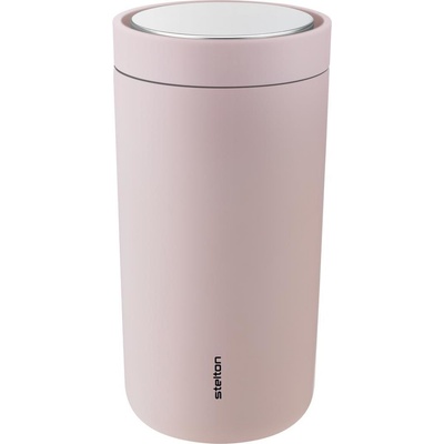 Stelton Термочаша To-Go Click с двойни стени от стомана 200 мл светлорозова (675-36)