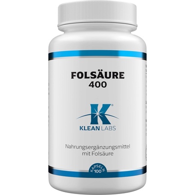 KLEAN LABS Фолиева киселина 400 - 100 капсули
