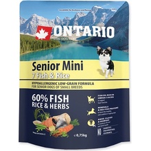 Ontario Senior Mini Fish & Rice 6,5 kg