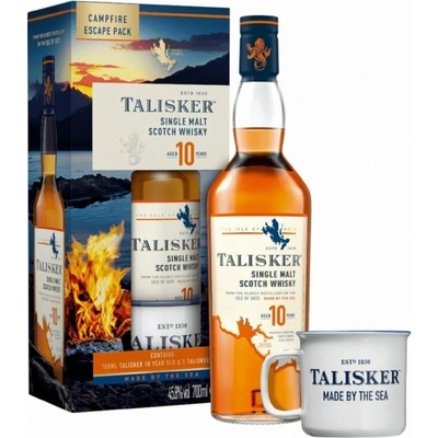 Talisker Whisky Talisker 10y 45,8% 0,7 l (dárkové balení 1 plecháček)