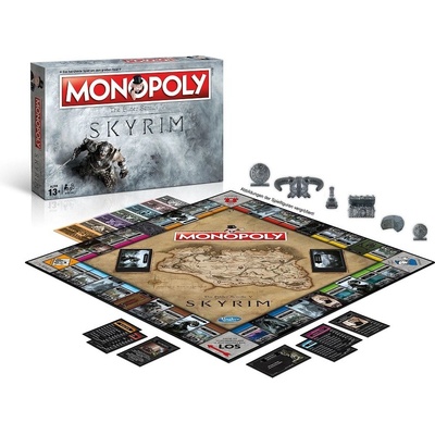 The Elder Scrolls 5 Skyrim Board Game Monopoly DE