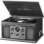 Victrola VTA-200B Grey Ретро грамофон (VTA-200B grey)
