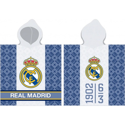 Carbotex detské pončo Real Madrid 01 60x120 cm 100% bavlna