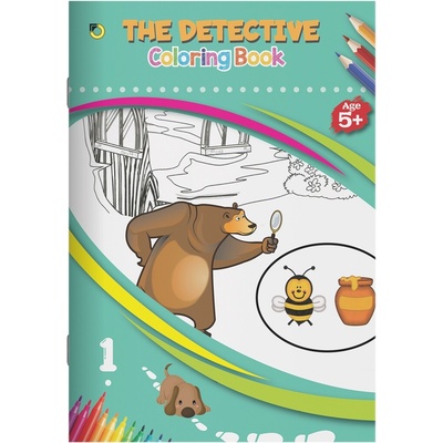 Optimum omaľovánka B5 16l Detektív 18126