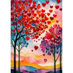 Enjoy - Puzzle Bluebirds in Love - 1 000 piese