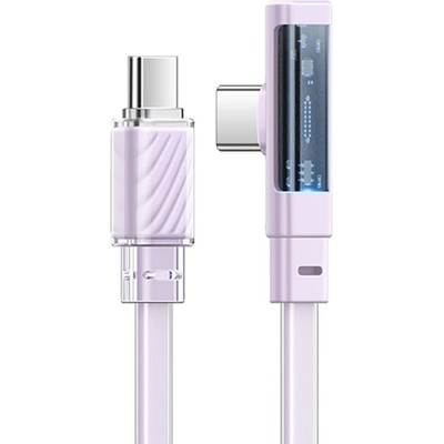Mcdodo USB-C to USB-C Cable 65W (CA-3453) - кабел с бързо зареждане за устройства с USB-C порт (180 см) (лилав) (D65284)