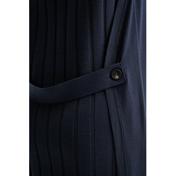 MM Рокля mm aulla в тъмносиньо среднодълга със стандартна кройка 2526326017600 (2526326017600)