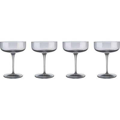 Blomus Чаша за шампанско FUUM, комплект 4 бр. , 300 мл, опушено стъкло, Blomus (BM63933)
