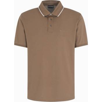 Emporio armani Блуза с яка EMPORIO ARMANI Men's Short-Sleeve Polo Shirt - Chocolate Chip
