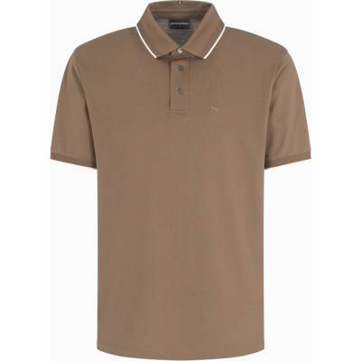 Emporio armani Блуза с яка EMPORIO ARMANI Men's Short-Sleeve Polo Shirt - Chocolate Chip