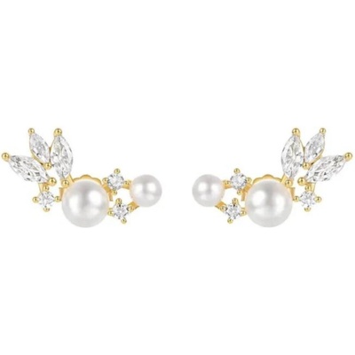 Olivie strieborné náušnice ARIEL GOLD 8686