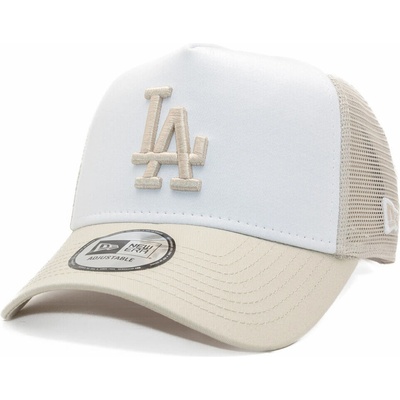New Era MLB Essential 9FORTY A-Frame Trucker LA Dodgers Stone / White
