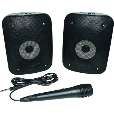 Lexibook iParty sada přenosných bluetooth reproduktorů s mikrofonem
