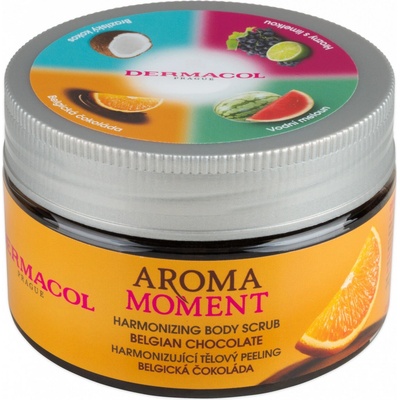 Dermacol Aroma Ritual Belgická čokoláda harmonizující tělový peeling 200 g – Zboží Dáma