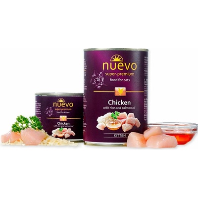NUEVO CAT Kitten Kuracie 200 g