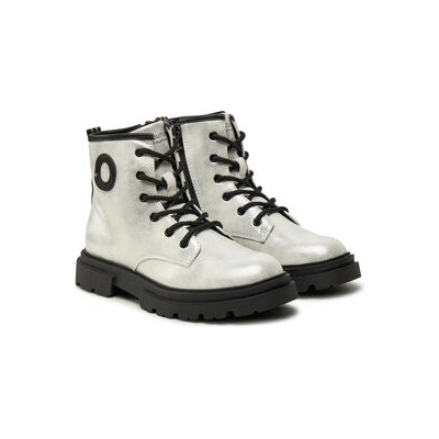 Primigi kozačky 6975300 stříbrná