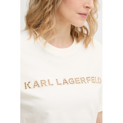Karl Lagerfeld тениска дамска памучна (B2W17016)