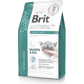 Brit veterinary Brit gf Ветеринарни диети за котки стерилизирани 2кг