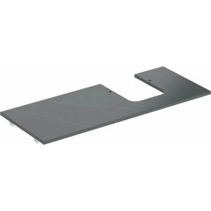 Geberit Плот за мивка Geberit One с десен изрез 120 см, черен мрамор (505.145.00.2)