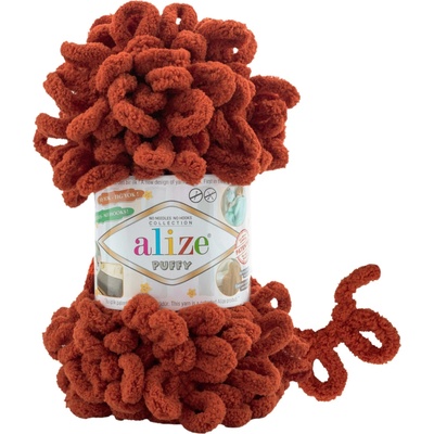 Alize Puffy 100g Farba: tehlová 36