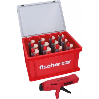Praktický montážny box Fischer HWK obsahujúci 12 x chemickú maltu Fischer FIS V Plus 360 + pištoľ grátis – Hledejceny.cz