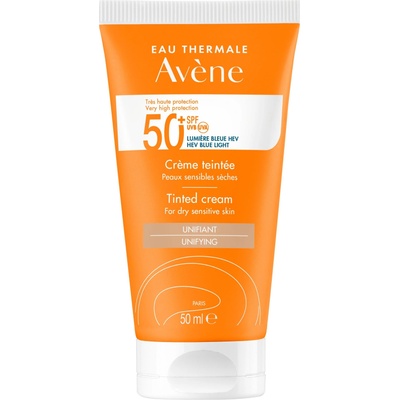 Avène Sun Тониран слънцезащитен крем за лице, SPF50+, 50 ml