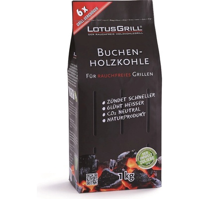 LotusGrill drevené uhlie 1 kg
