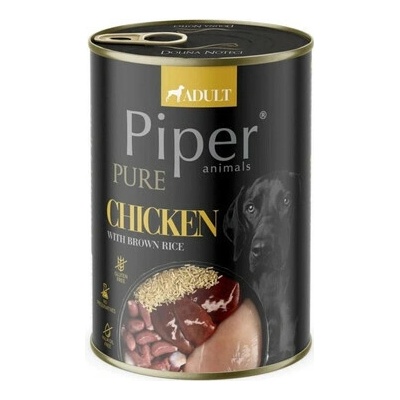 Piper Pure Adult kuracie mäso s hnedou ryžou 400 g